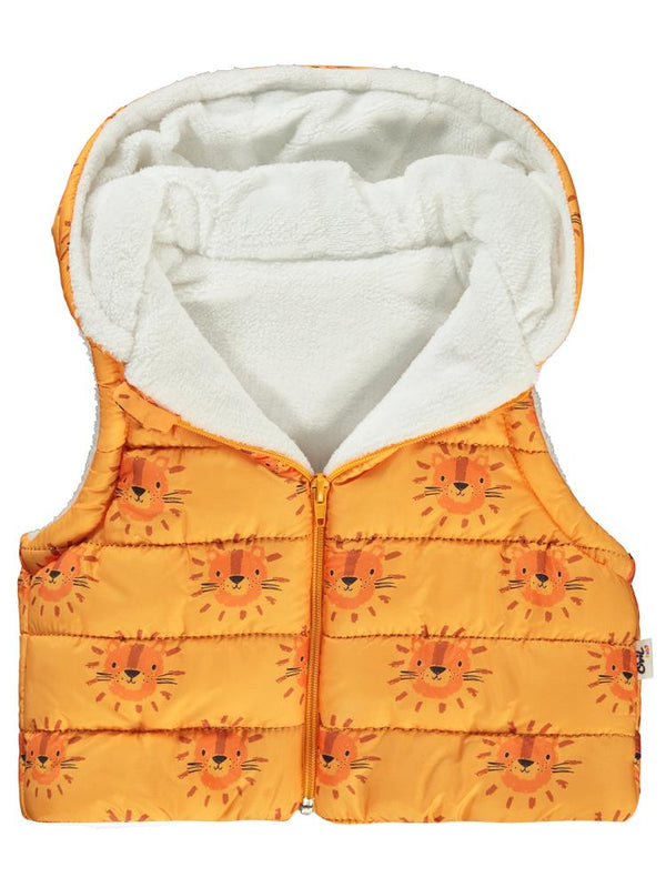 Civil Baby Aslan Empirmeli 6-18 Ay Yelek - Hardal