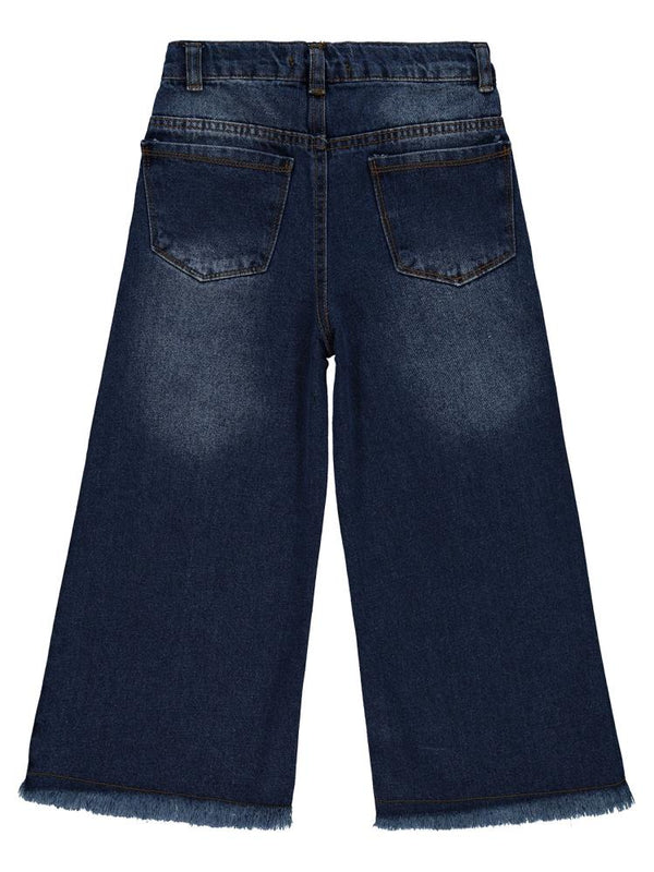 Civil Girls Pantolon Etek 6-9 Yaş Pantolon - Mavi
