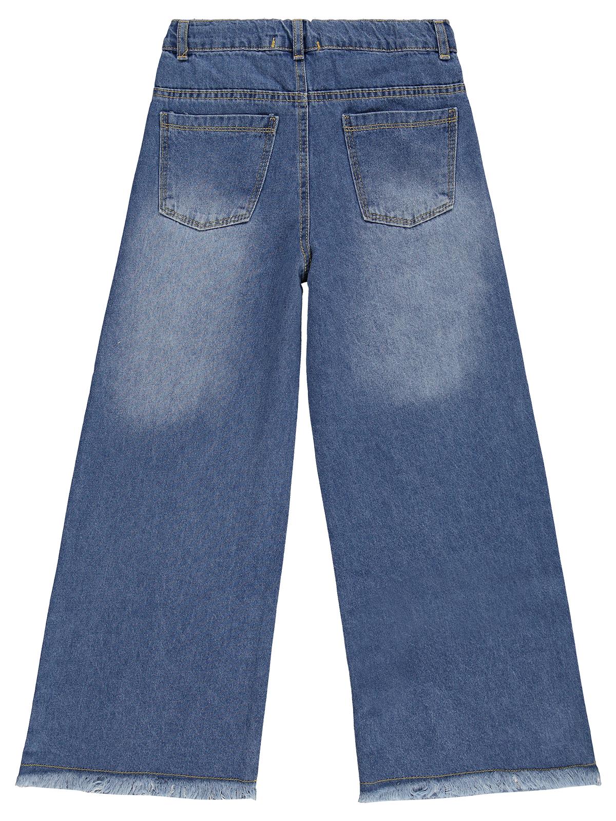 Civil Girls Pantolon Etek 6-9 Yaş Pantolon - Mavi
