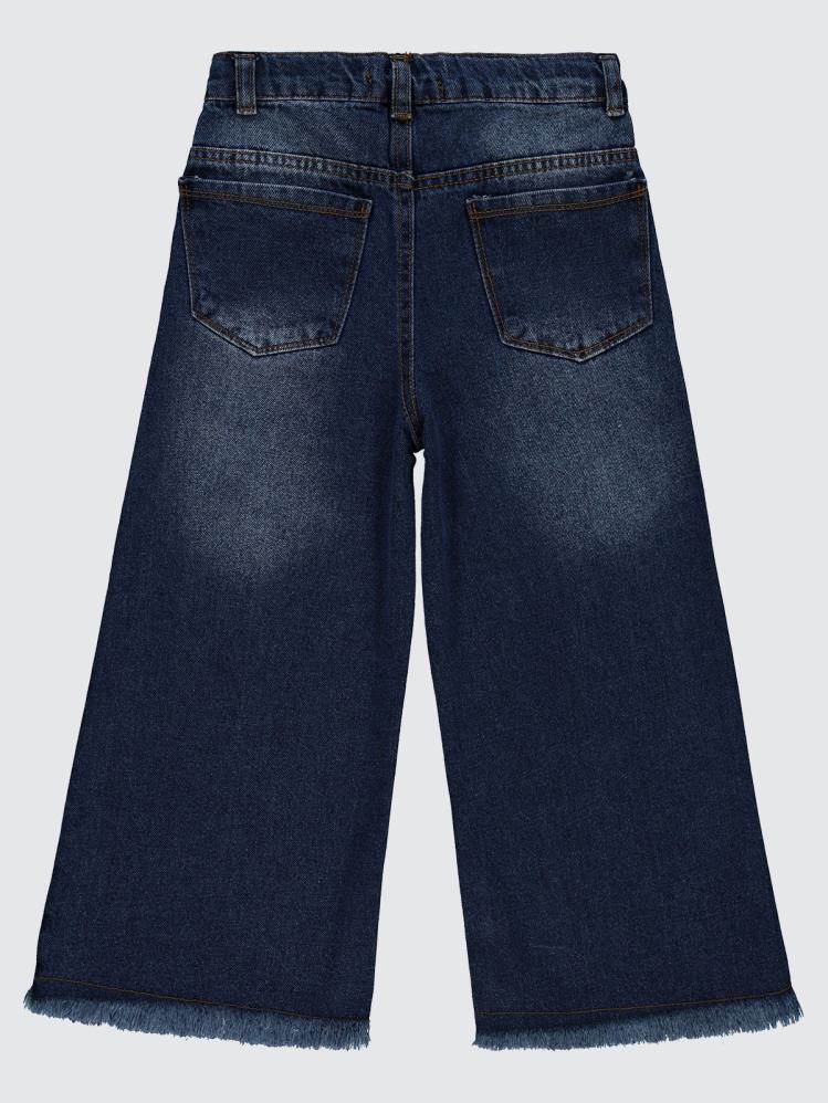 Civil Girls Pantolon Etek 10-13 Yaş Pantolon - Mavi