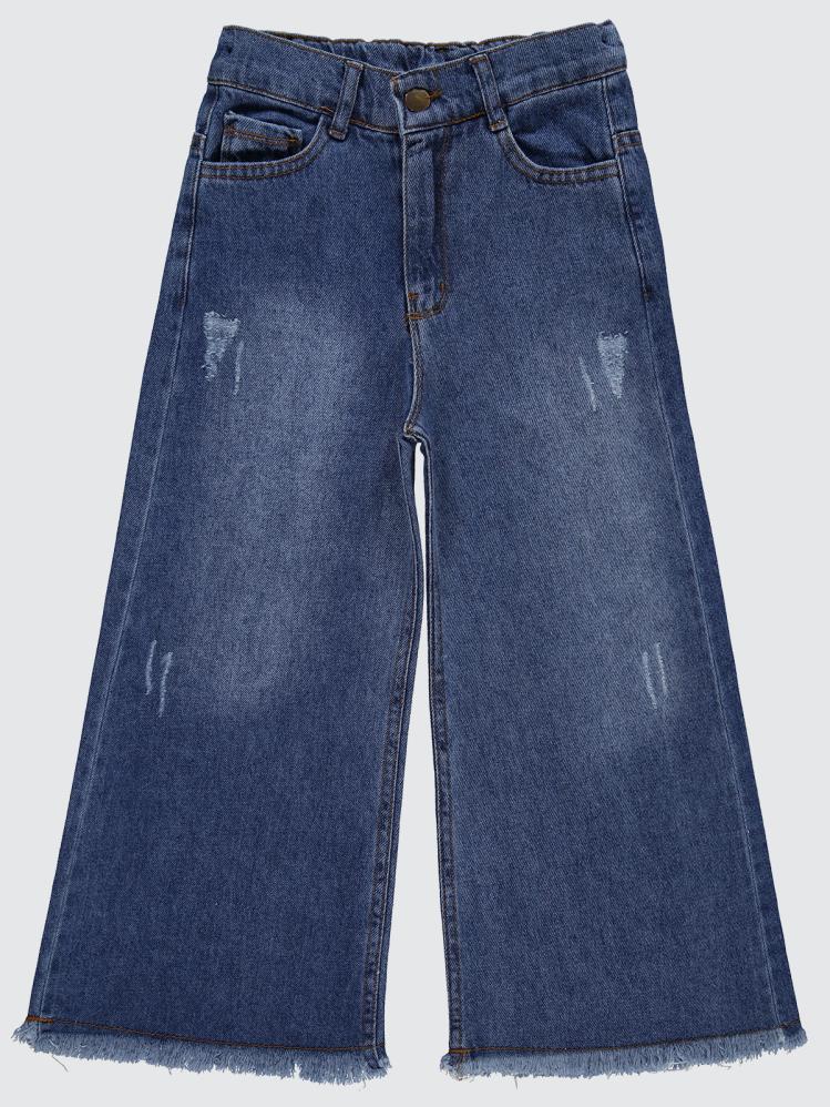 Civil Girls Pantolon Etek 10-13 Yaş Pantolon - Mavi