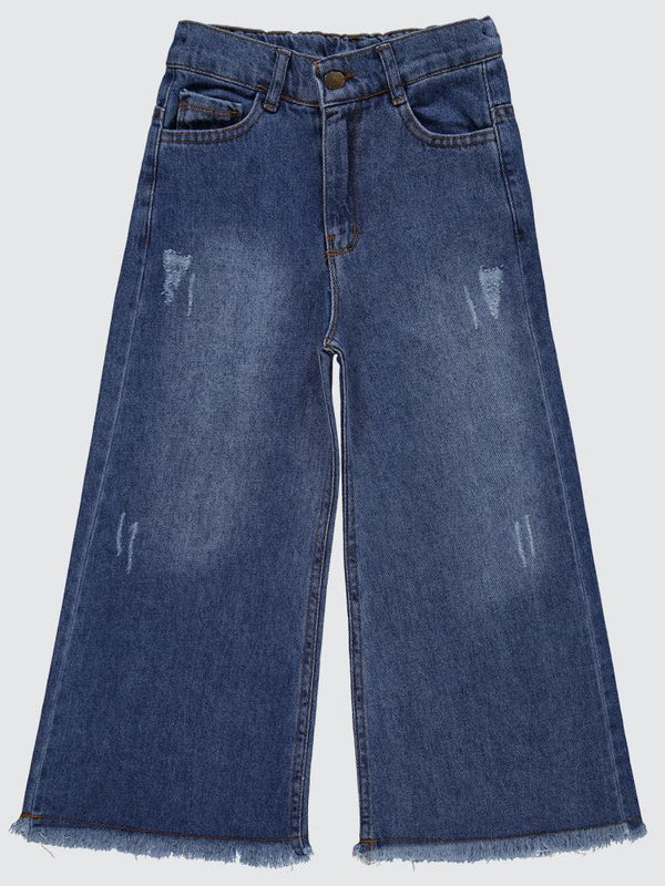 Civil Girls Pantolon Etek 10-13 Yaş Pantolon - Mavi