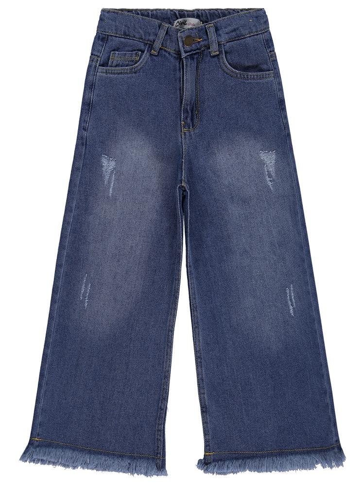 Civil Girls Pantolon Etek 6-9 Yaş Pantolon - Mavi