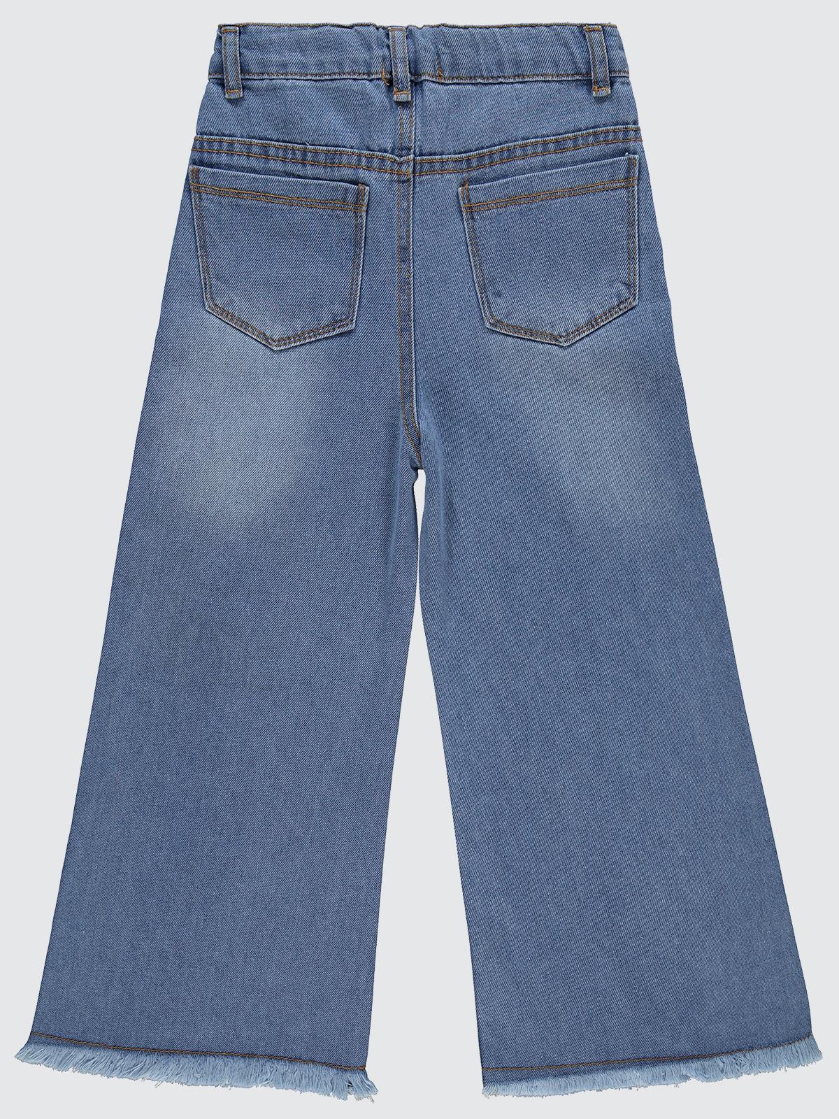 Civil Girls Pantolon Etek 6-9 Yaş Pantolon - Mavi