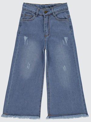 Civil Girls Pantolon Etek 6-9 Yaş Pantolon - Mavi