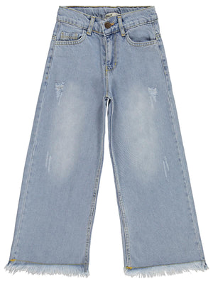 Civil Girls Pantolon Etek 10-13 Yaş Pantolon - Mavi