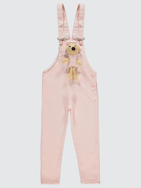 Civil Girls Mobil Ayıcıklı Pantolon Slopet 10-13 Yaş Slopet - Pembe