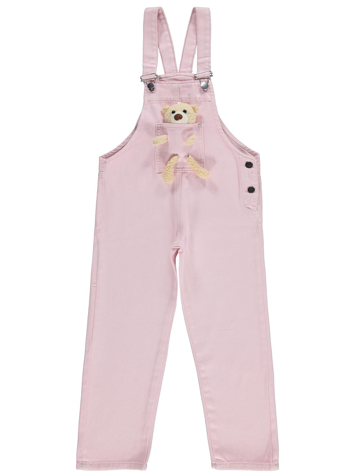 Civil Girls Mobil Ayıcıklı Pantolon Slopet 6-9 Yaş Slopet - Pembe