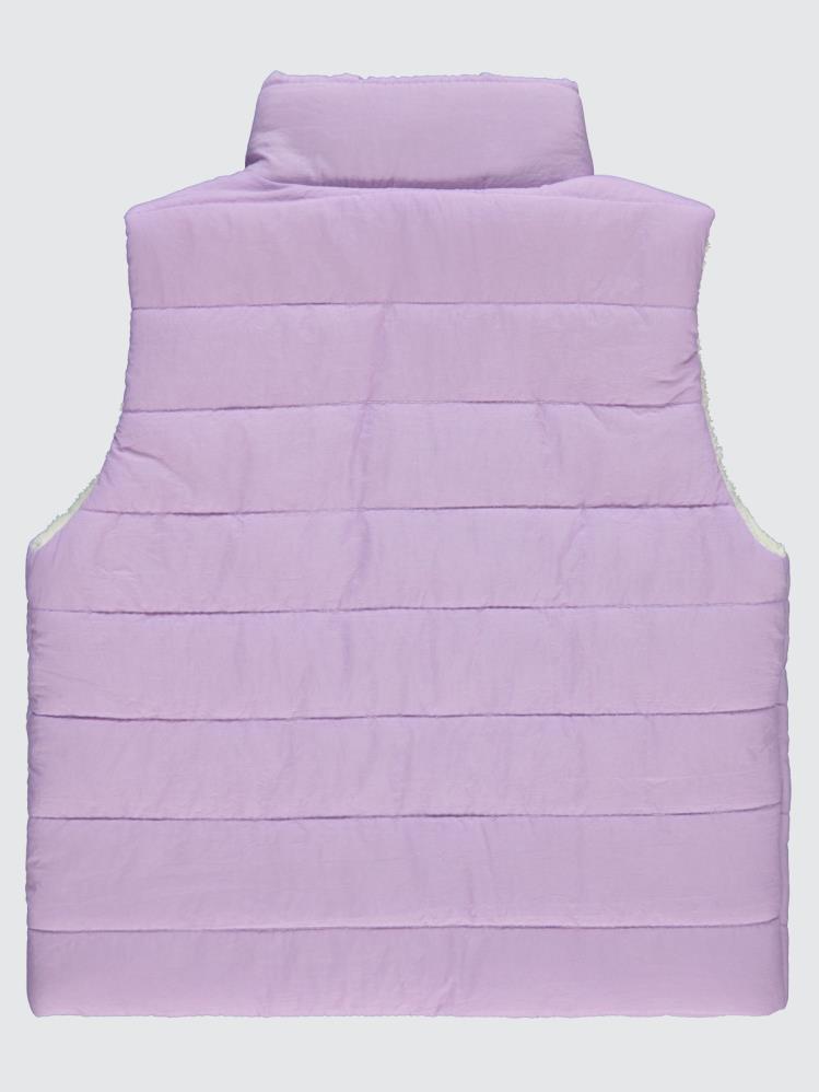 Civil Girls Velsoflu Ray Desenli 2-5 Yaş Yelek - Lila