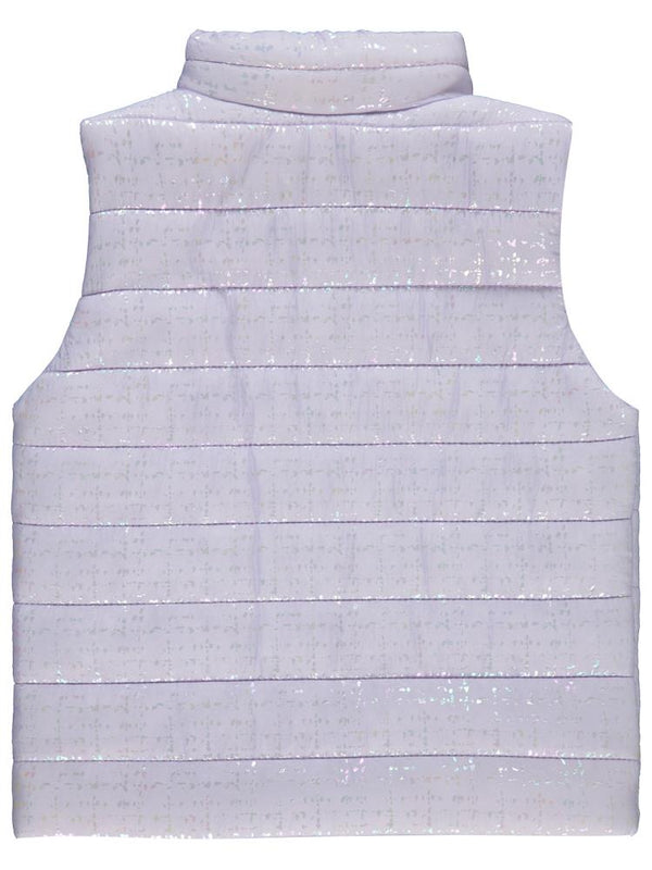 Civil Girls Varak Desen 6-9 Yaş Yelek - Lila
