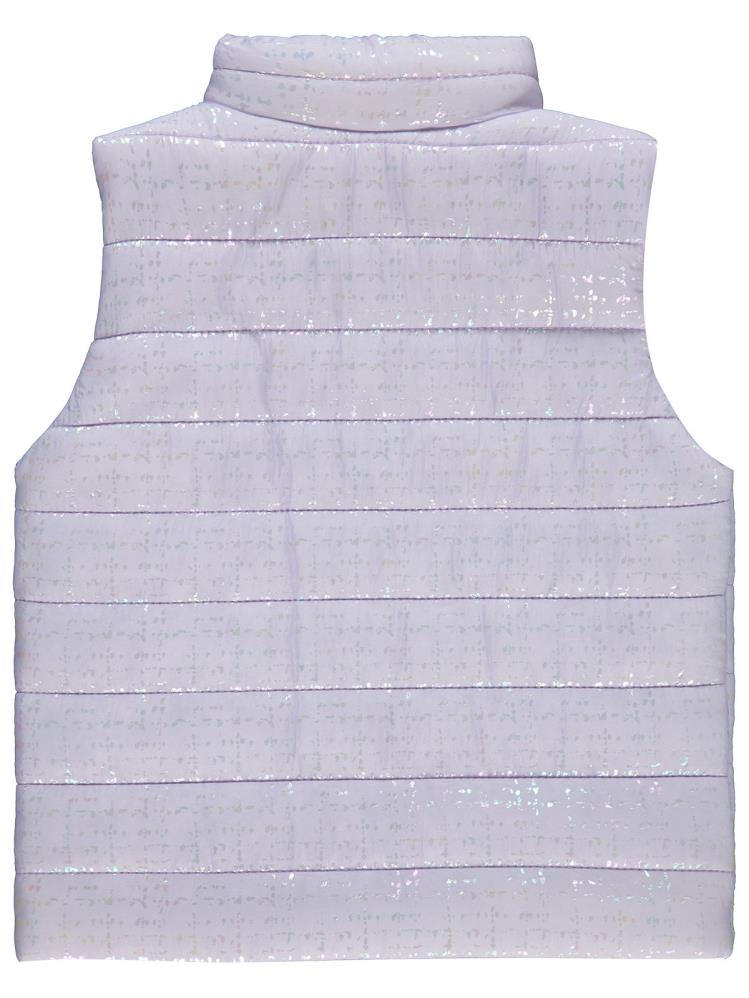 Civil Girls Varak Desen 6-9 Yaş Yelek - Lila