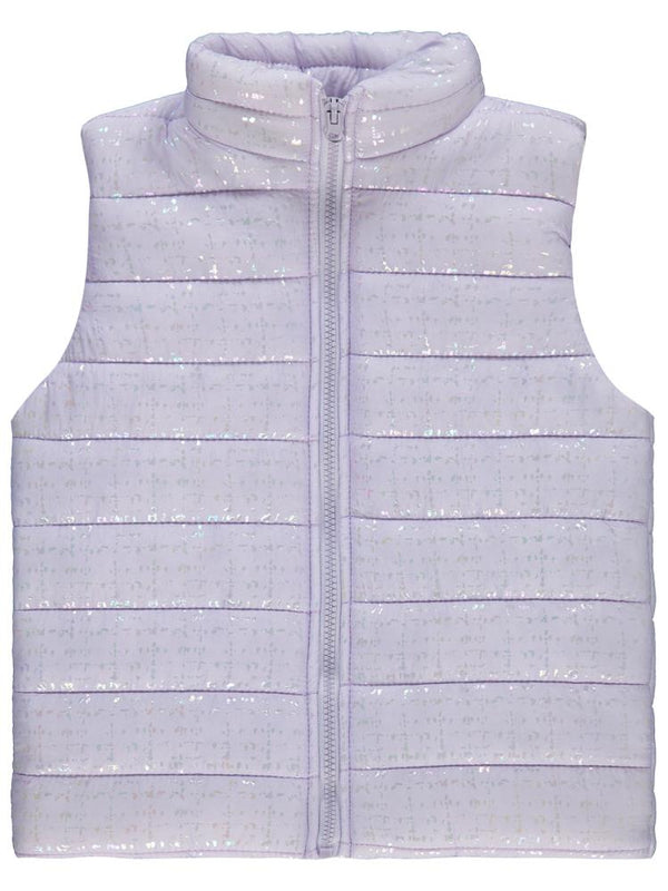 Civil Girls Varak Desen 6-9 Yaş Yelek - Lila