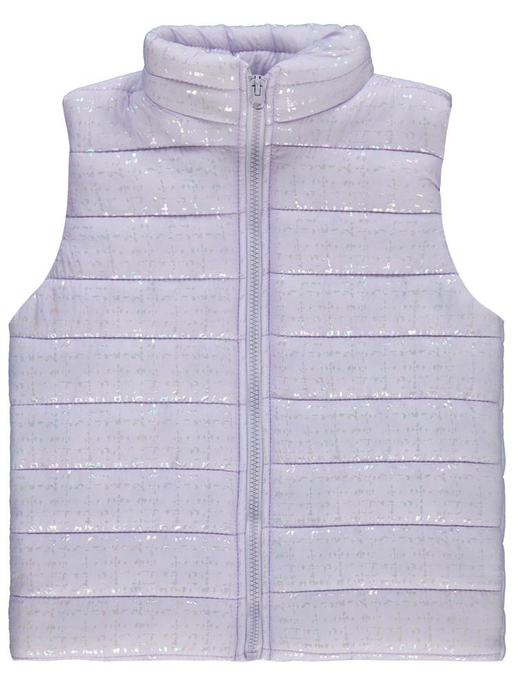 Civil Girls Varak Desen 6-9 Yaş Yelek - Lila