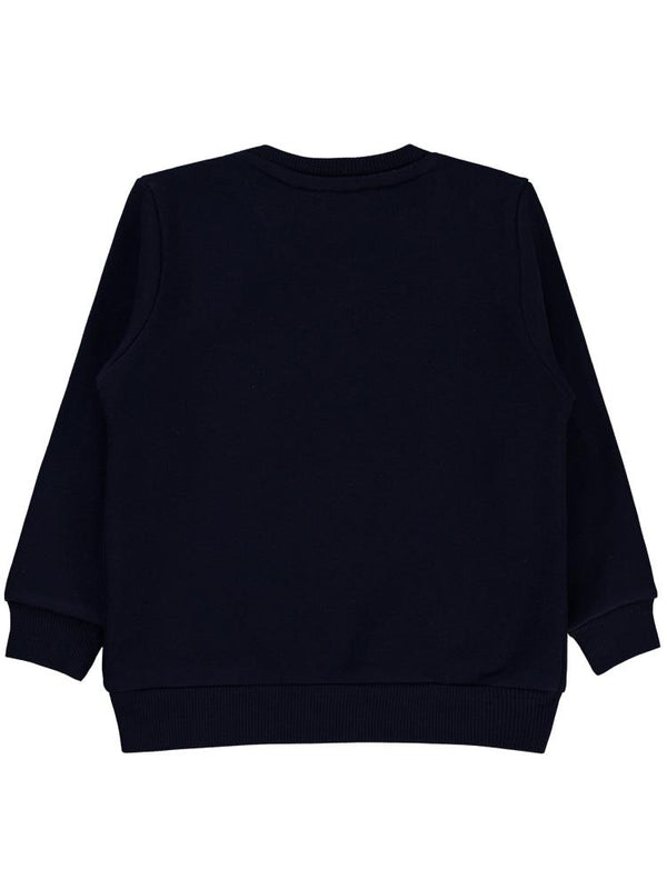 Civil Boys Robot Baskılı 2-5 Yaş Sweatshirt - Lacivert