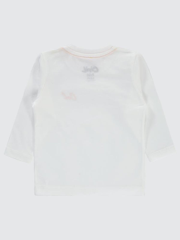 Civil Baby Cvl Nakışlı 6-18 Ay Sweatshırt - Beyaz