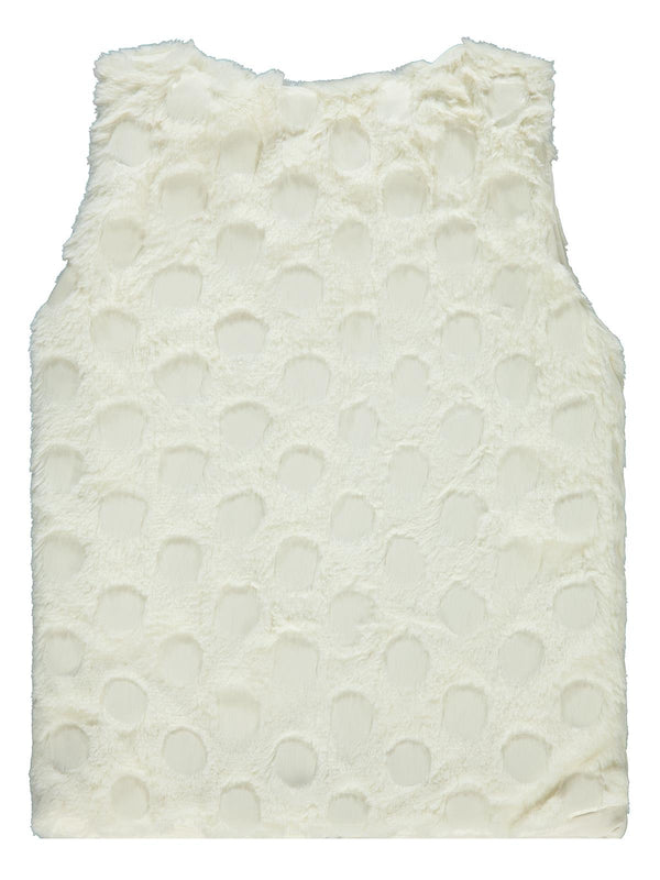 Civil Girls Pelüş 6-9 Yaş Yelek - Ekru