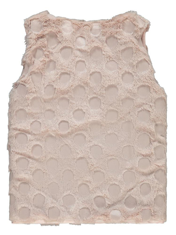 Civil Girls Pelüş 6-9 Yaş Yelek - Pudra