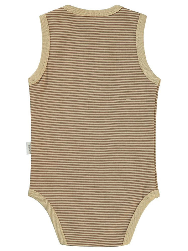 Civil Baby The Flıntstones 1-18 Ay Çıtçıtlı Badi - Kahverengi