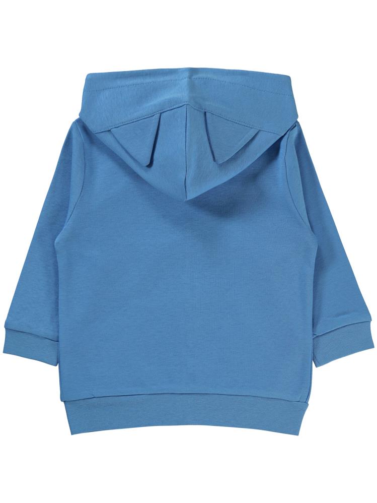 Civil Baby Renklı Batman 6-18 Ay Hırka - Mavi