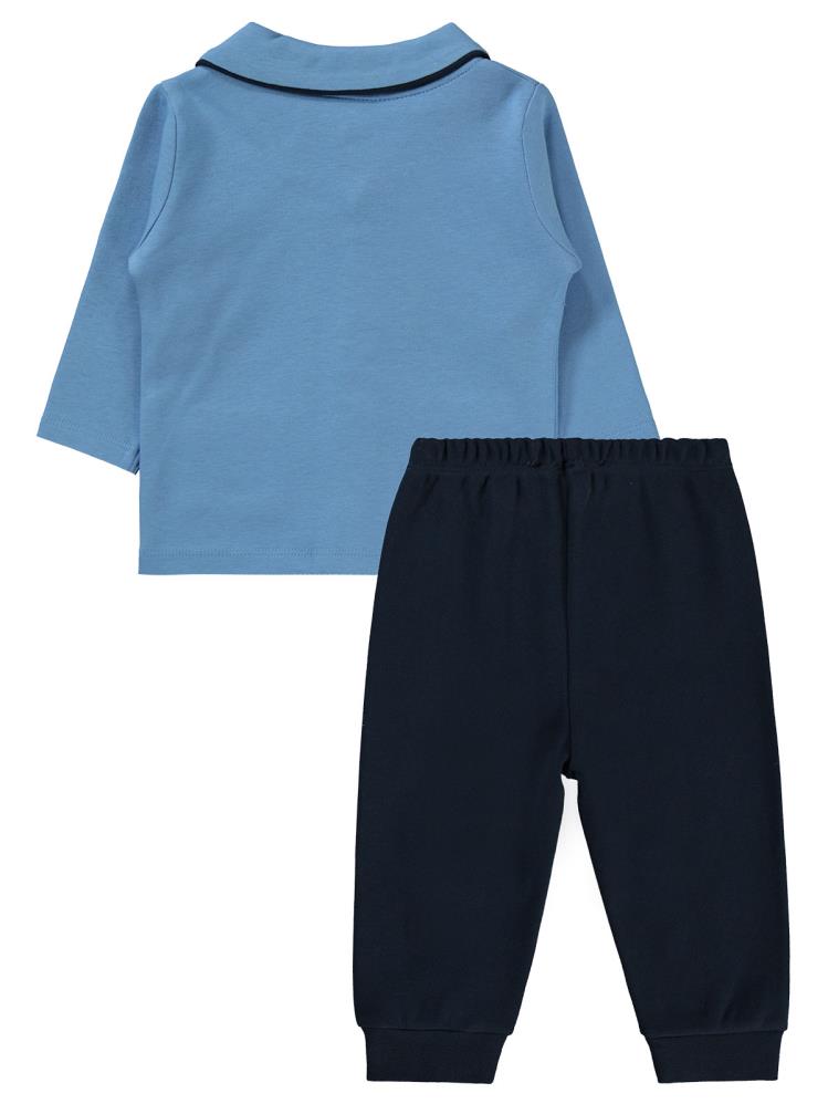 Civil Baby Renklı Batman 6-18 Ay Pijama Takımı - Mavi