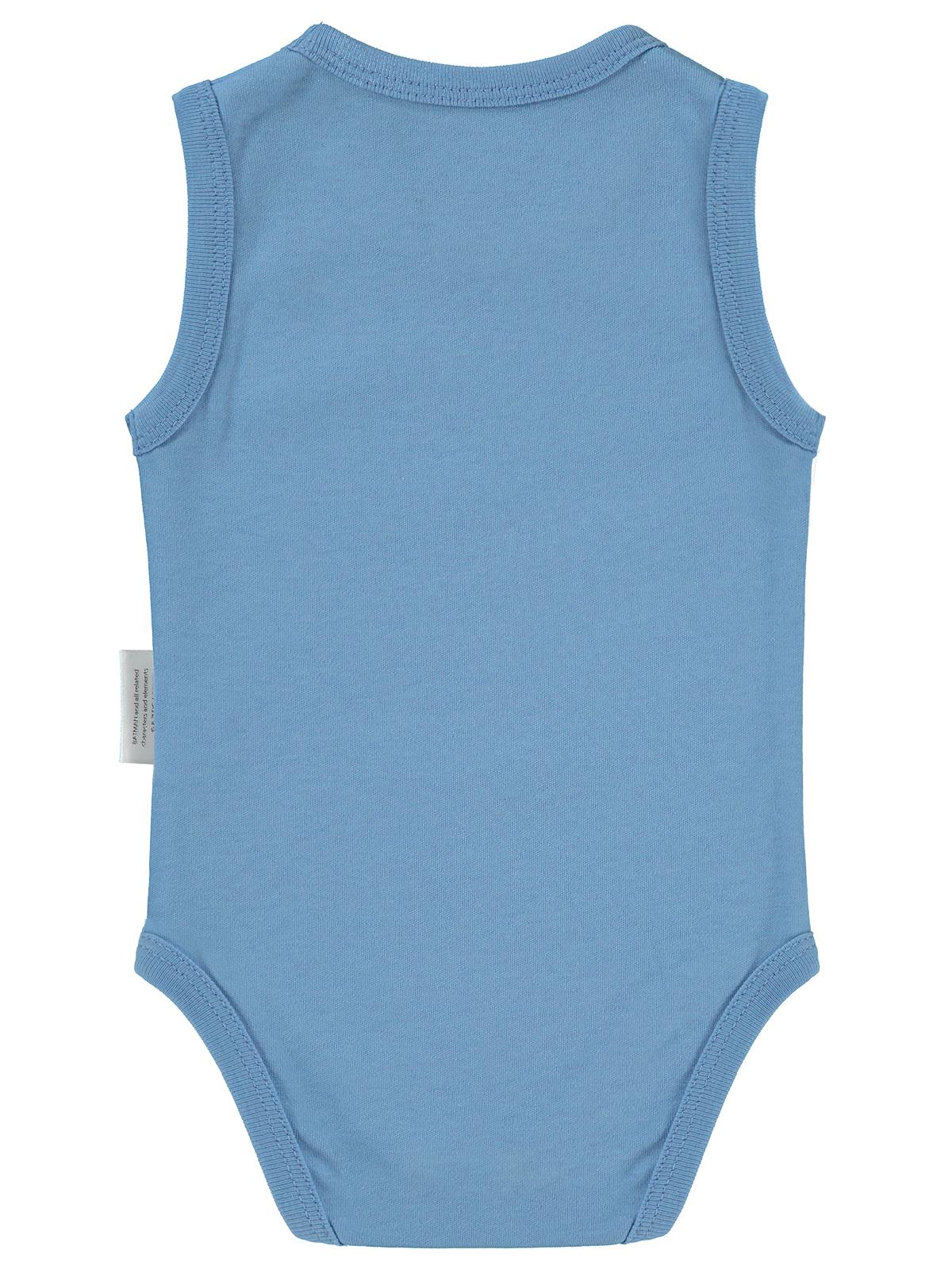 Civil Baby Renklı Batman 1-18 Ay Çıtçıtlı Badi - Mavi