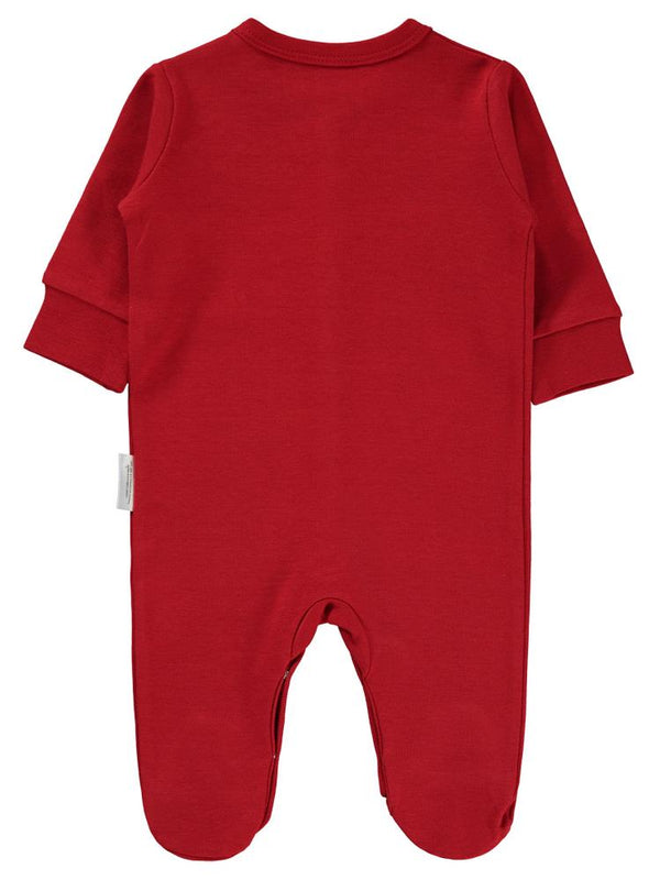 Civil Baby Bugs Bunny Baskılı 1-6 Ay Patikli Tulum - Kırmızı