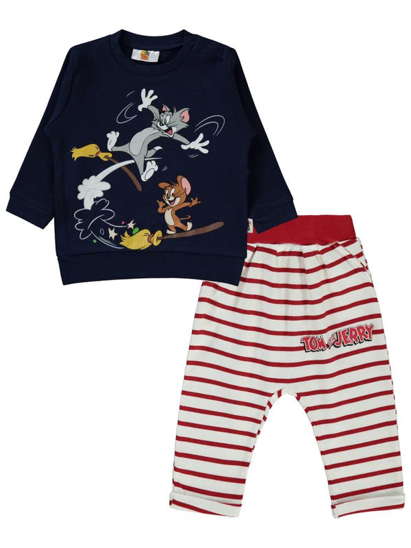 Civil Baby Tom ve Jerry Çizgi Empirme 6-18 Ay 2'liTakım - Kırmızı