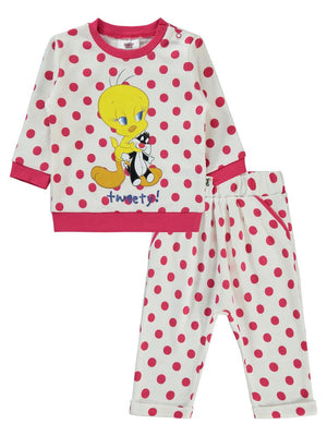 Civil Baby Tweety Puan Empirme 6-18 Ay 2'liTakım - Ekru
