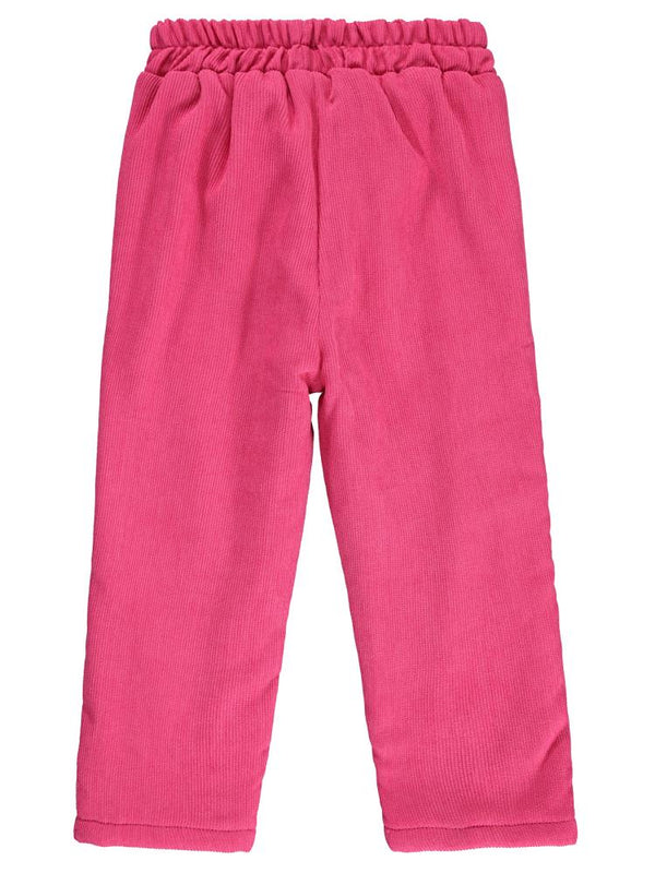 Civil Girls Basic Velsoftlu 2-5 Yaş Pantolon - Fusya