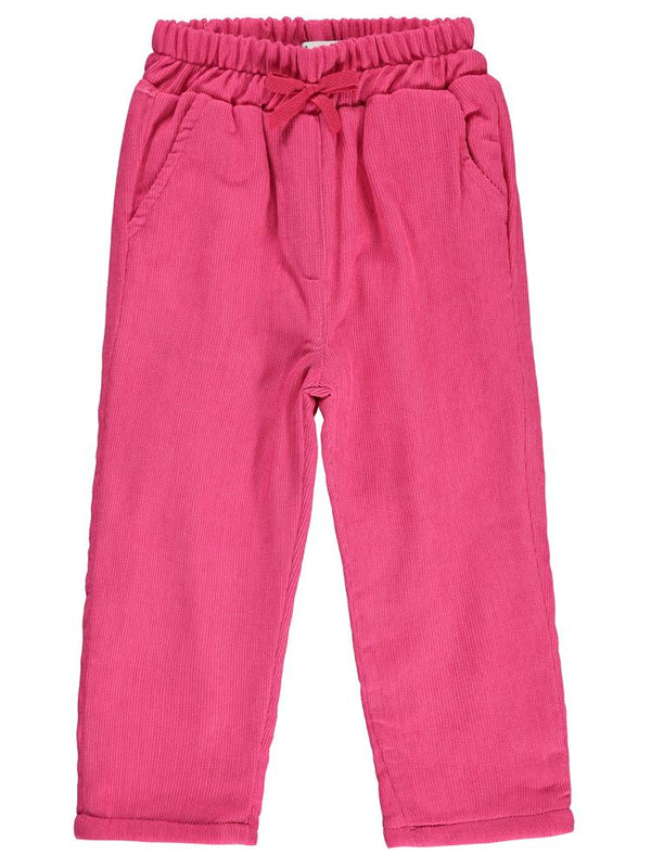 Civil Girls Basic Velsoftlu 2-5 Yaş Pantolon - Fusya