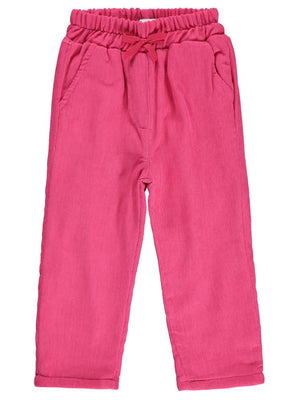 Civil Girls Basic Velsoftlu 2-5 Yaş Pantolon - Fusya