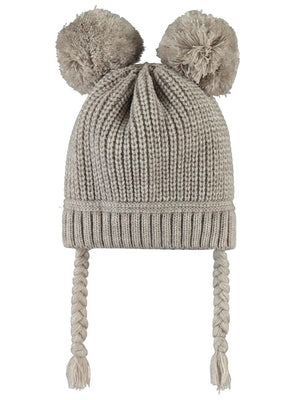 Civil Baby Basic Ponponlu 0-24 Ay Bebek Erkek Bere - Kahverengi