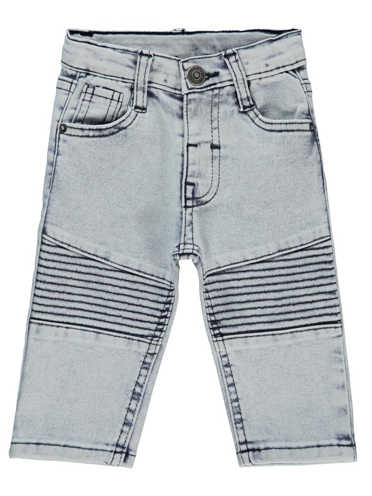 Civil Baby Diz Detaylı 6-18 Ay Pantolon - Mavi