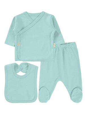 Civil Baby 3'Lü Basic Zıbın Takımları - Yeşil
