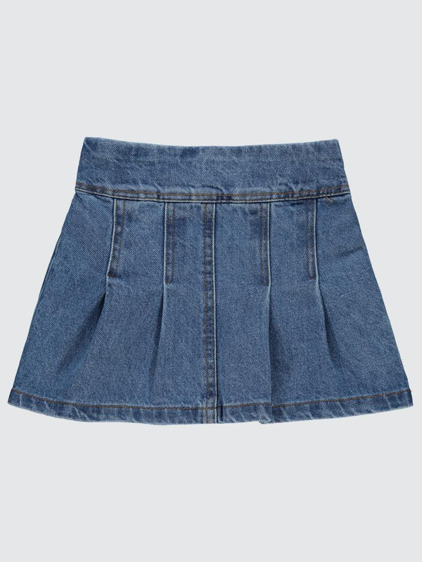 Civil Girls Pileli 2-5 Yaş Etek - Mavi