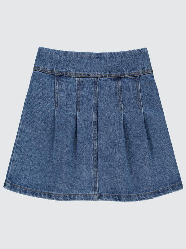 Civil Girls Pileli 6-9 Yaş Etek - Mavi