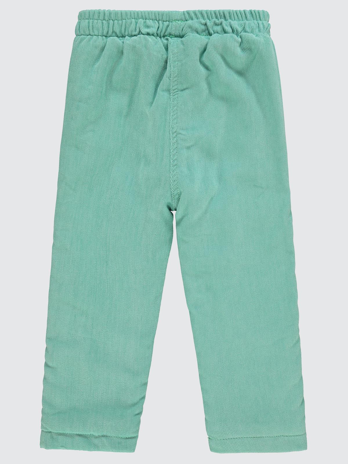Civil Girls Basic Velsoftlu 2-5 Yaş Pantolon - Yeşil