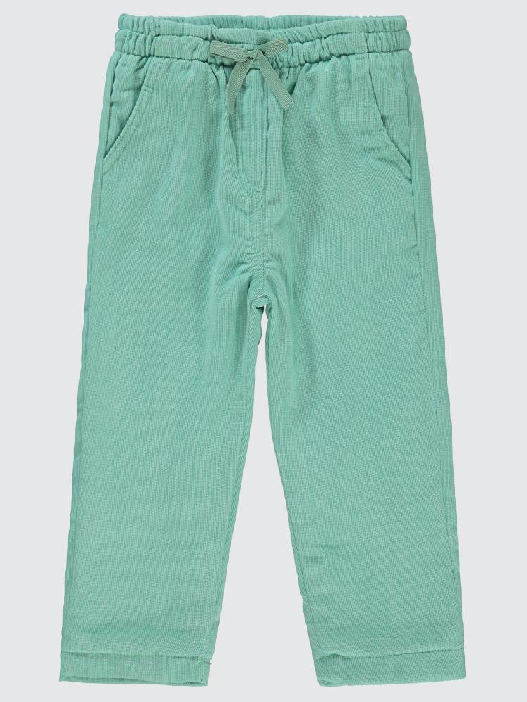 Civil Girls Basic Velsoftlu 2-5 Yaş Pantolon - Yeşil