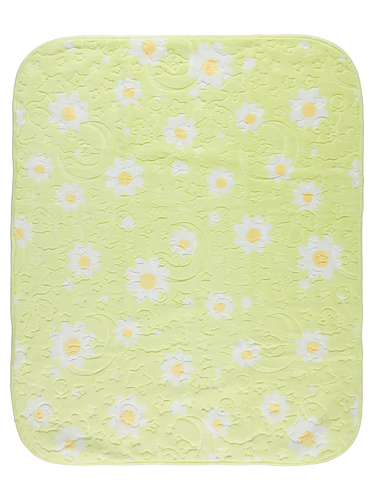 Civil Baby Papatya Desenli Battaniye - Yeşil