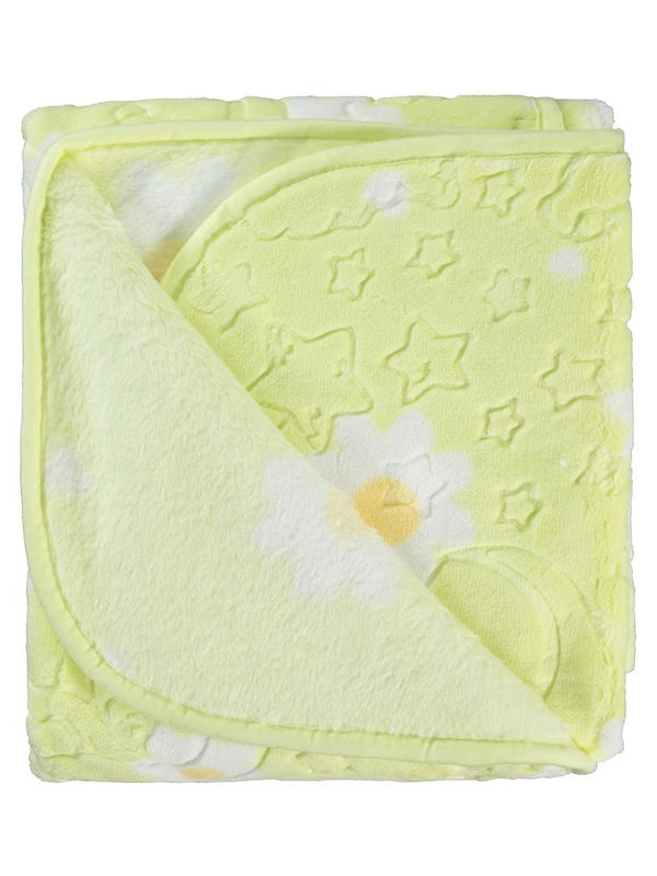 Civil Baby Papatya Desenli Battaniye - Yeşil