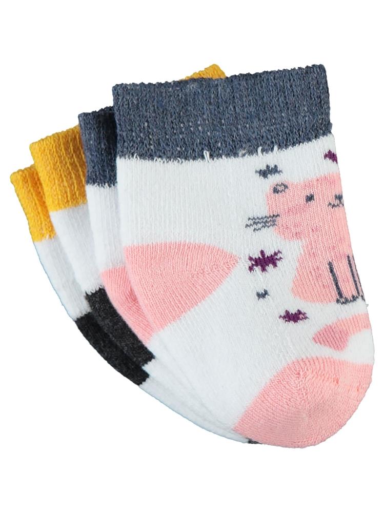 Civil Baby Special Havlu 0-24 Ay Bebek Kız Çorap Set