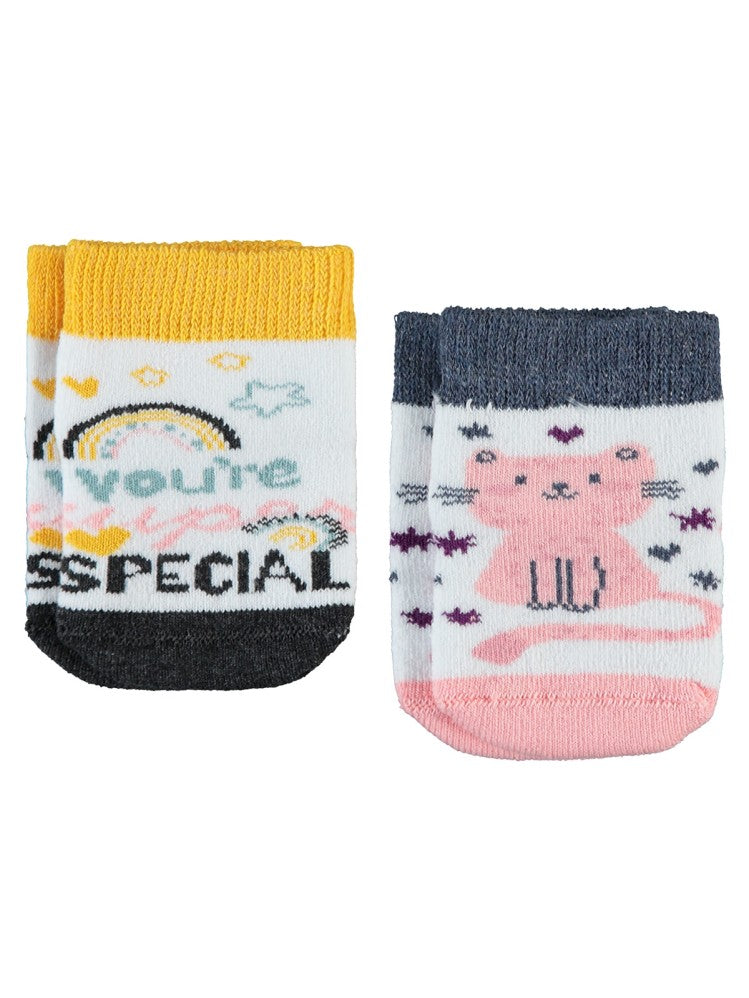 Civil Baby Special Havlu 0-24 Ay Bebek Kız Çorap Set