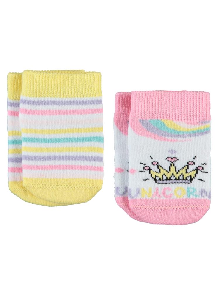 Civil Baby Unicorn Havlu 6-18 Ay Bebek Kız Çorap Set