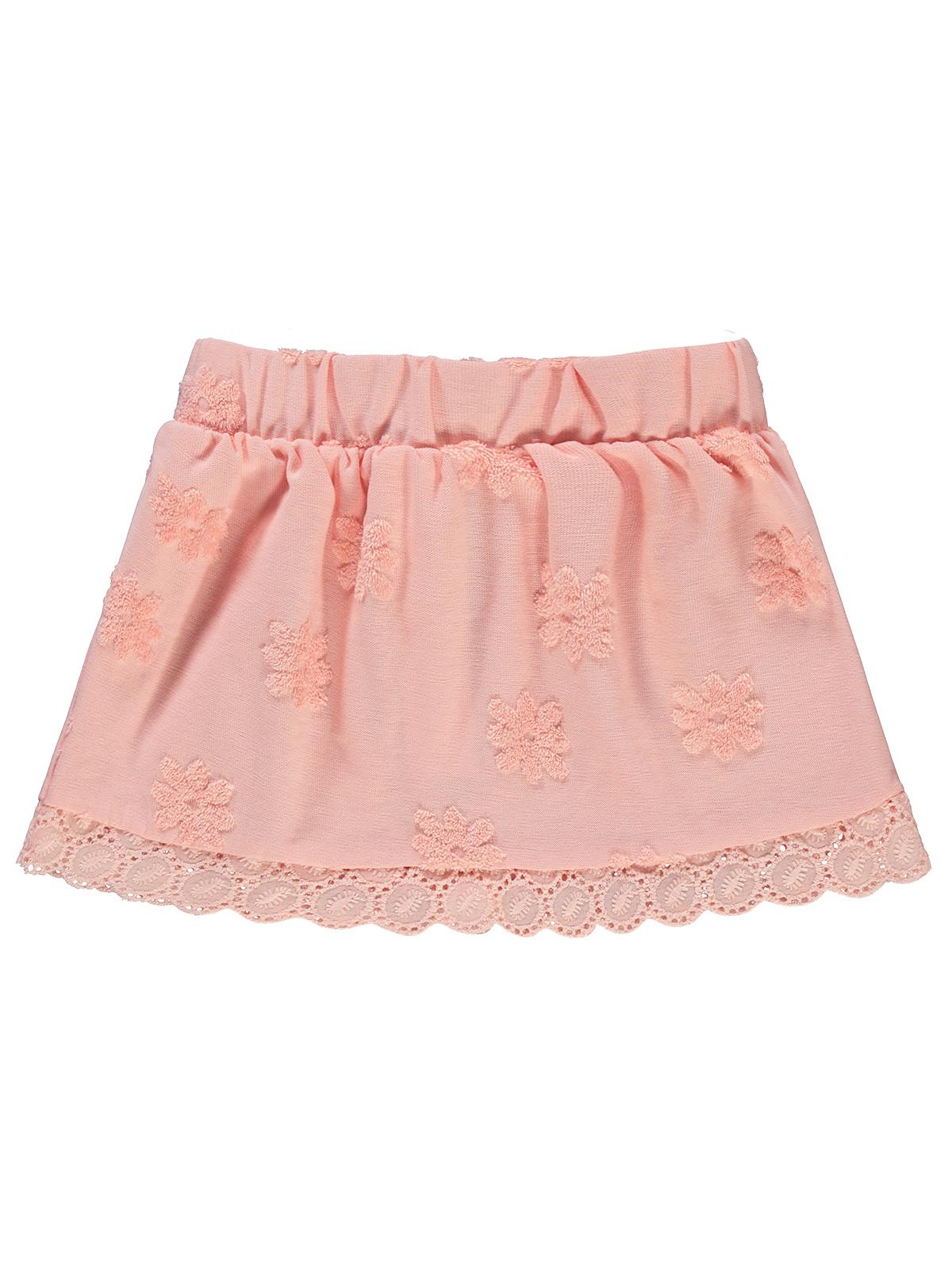 Civil Baby Gökkuşağı Kabartmalı 6-18 Ay Etek - Pudra