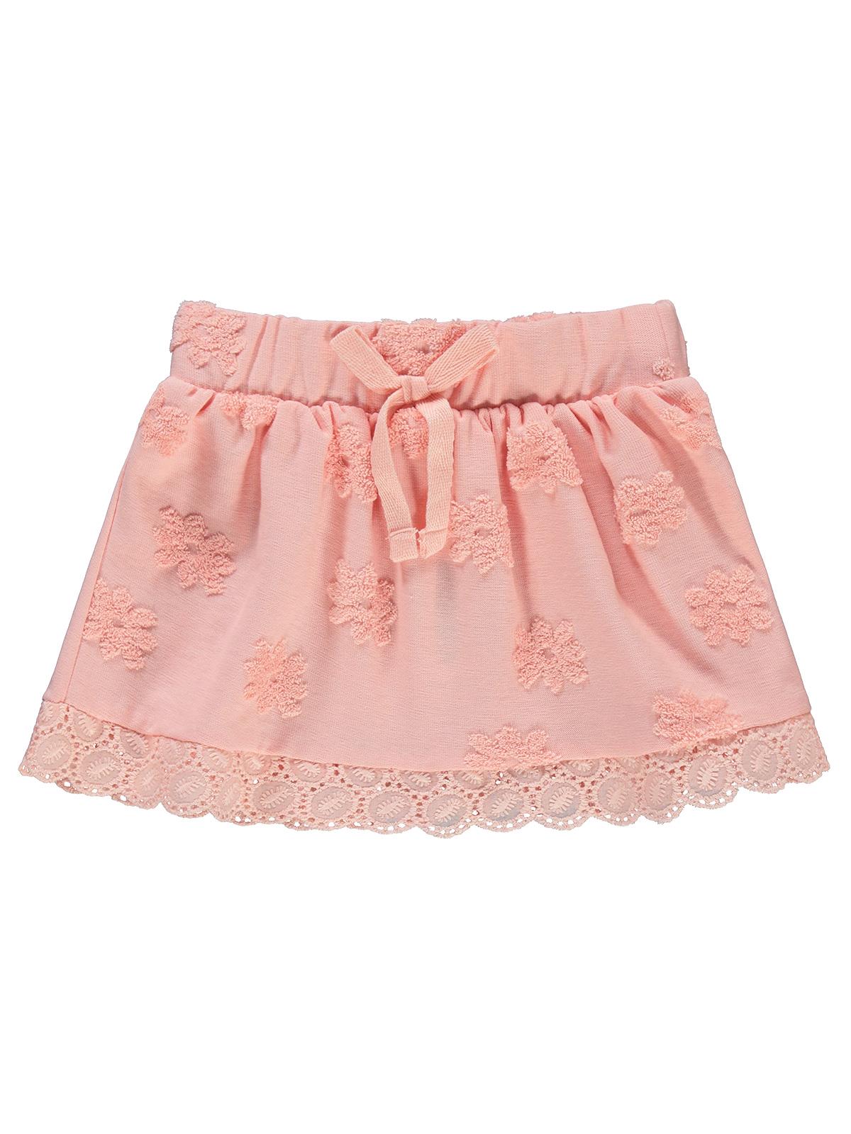 Civil Baby Gökkuşağı Kabartmalı 6-18 Ay Etek - Pudra