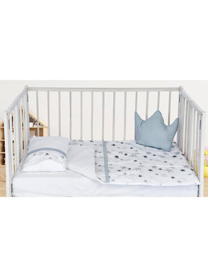 Aras Bebe Pamuklu 5 Parça Uyku Seti - Gri