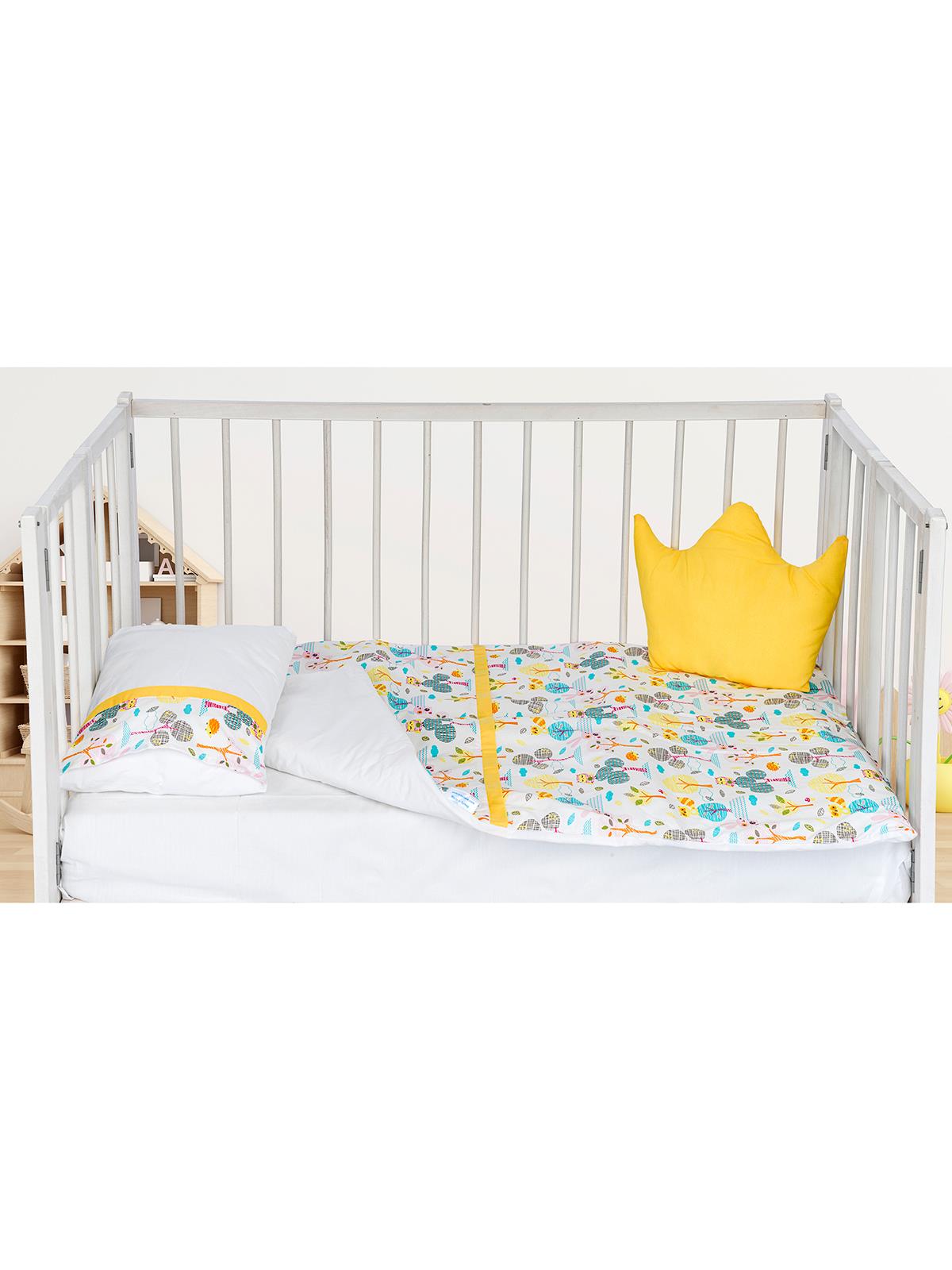 Aras Bebe Pamuklu 5 Parça Uyku Seti - Sarı