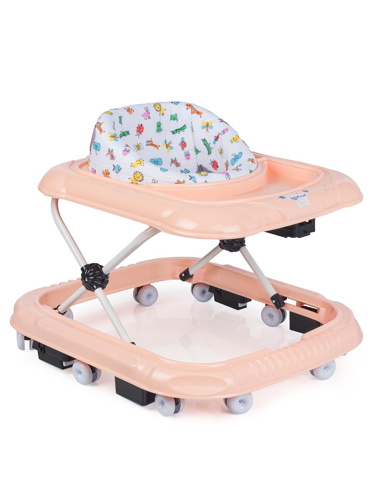 Baby Force Kornalı Yürüteç - Pudra