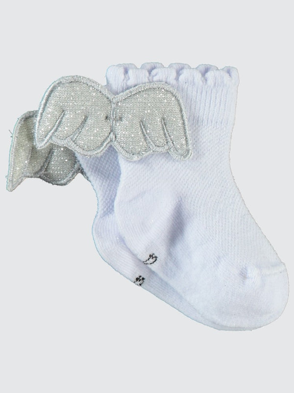 Civil Baby Kız Bebek Aksesuarlı Çorap 6-18 Ay - Beyaz