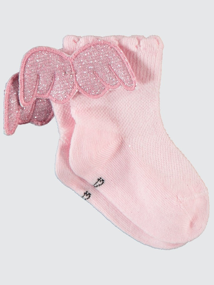 Civil Baby Kız Bebek Aksesuarlı Çorap 6-18 Ay - Pembe